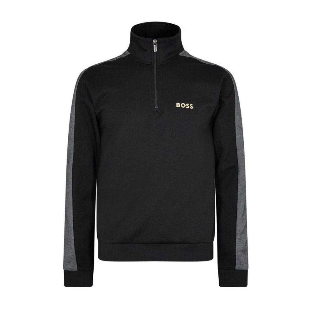Boss Mens Regular Track Jacket / Black/Gold